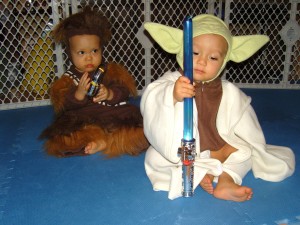 I am so glad Papa is taking away that lightsaber after this photo shoot.